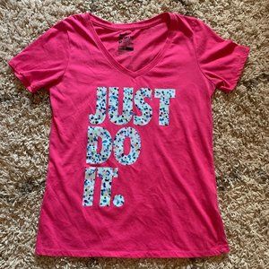 Nike "Just Do It." V-Neck T-Shirt